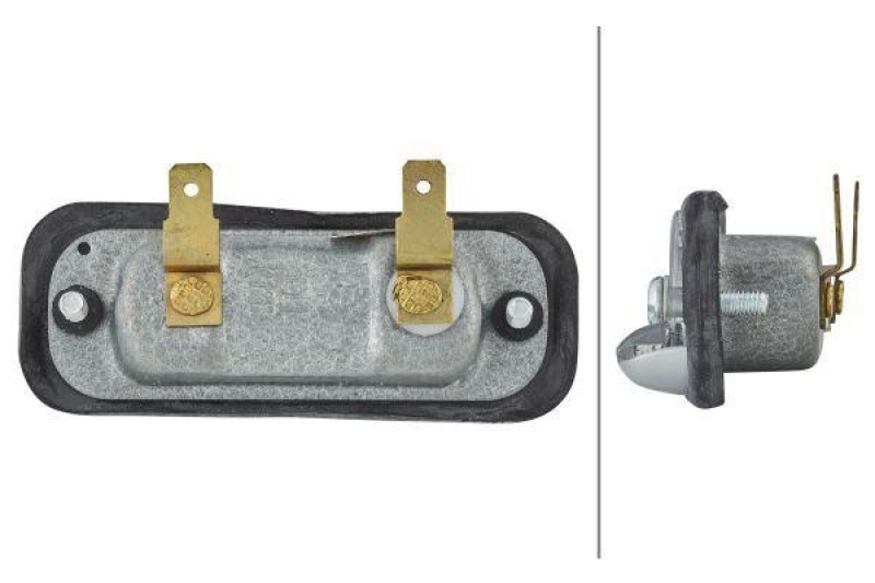 HELLA 2KA 001 378-121 Kennzeichenleuchte Halogen