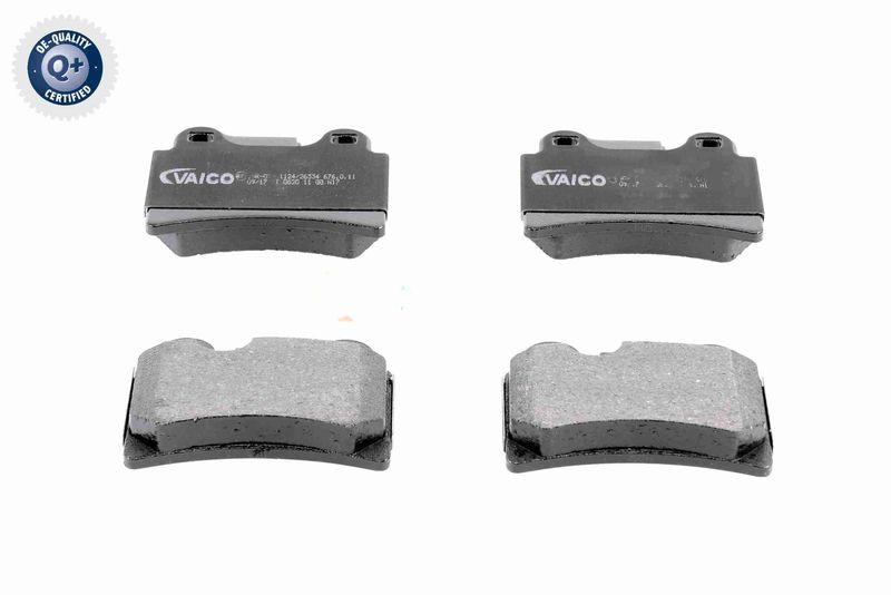 VAICO V10-8297 Bremsbelagsatz, Scheibenbremse Hinterachse, System: Brembo Wva : 24097 f&uuml;r VW