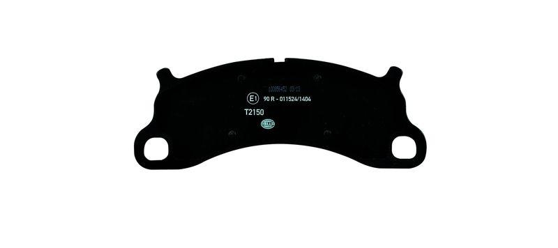 HELLA 8DB 355 019-731 Bremsbelagsatz, Scheibenbremsbelag f&uuml;r PORSCHE