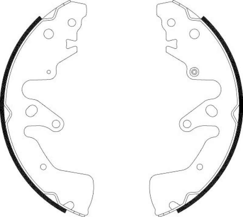 HELLA 8DB 355 000-261 Bremsbackensatz f&uuml;r SUZUKI