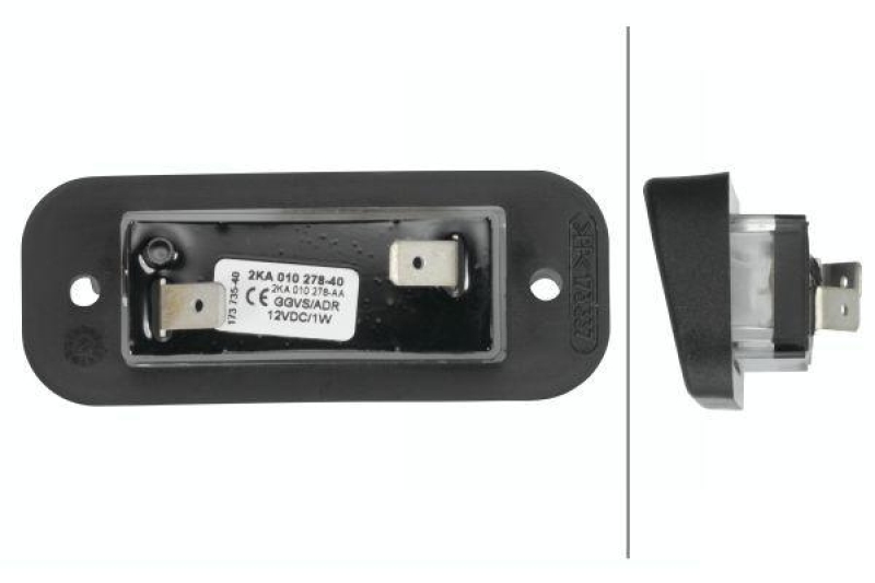 HELLA 2KA 010 278-411 Kennzeichenleuchte LED