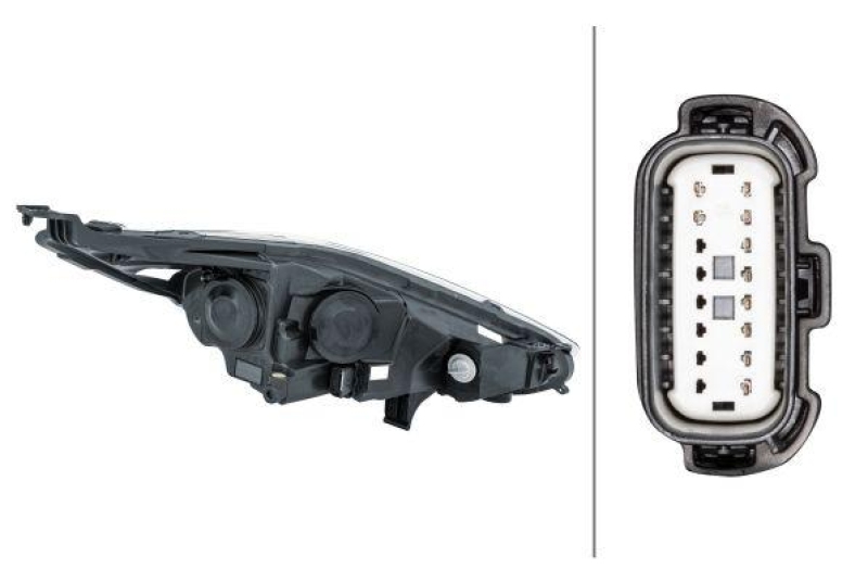 HELLA 1LL 354 803-071 Heckscheinwerfer links Halogen FORD