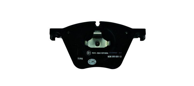 HELLA 8DB 355 020-121 Bremsbelagsatz, Scheibenbremsbelag für BMW