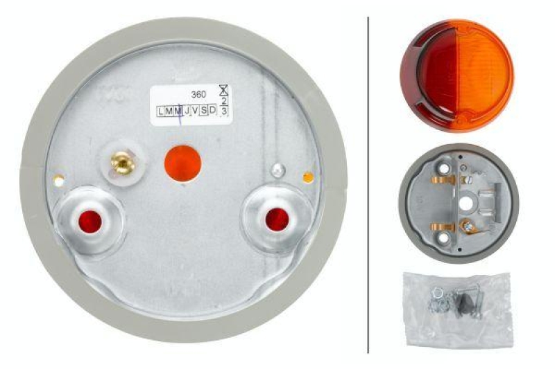 HELLA 2SB 001 259-261 Heckleuchte Halogen