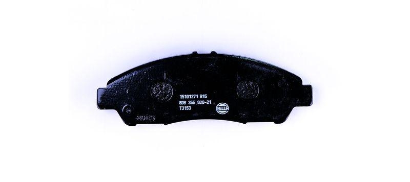 HELLA 8DB 355 020-211 Bremsbelagsatz, Scheibenbremsbelag für ACURA/HONDA