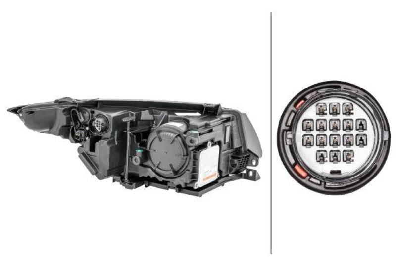 HELLA 1LL 354 806-031 Hauptscheinwerfer, links für LANDROVER RANGE R. EVOQUE