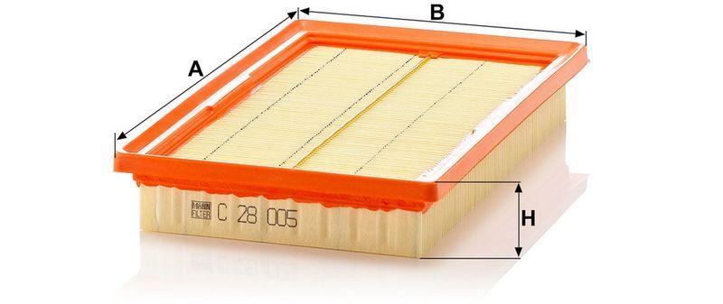 MANN-FILTER C 28 005 Luftfilter f&uuml;r Hyundai