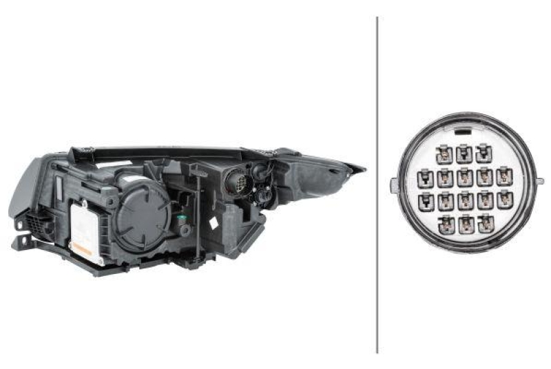 HELLA 1LL 354 806-041 Hauptscheinwerfer, rechts f&uuml;r LANDROVER RANGE R. EVOQUE