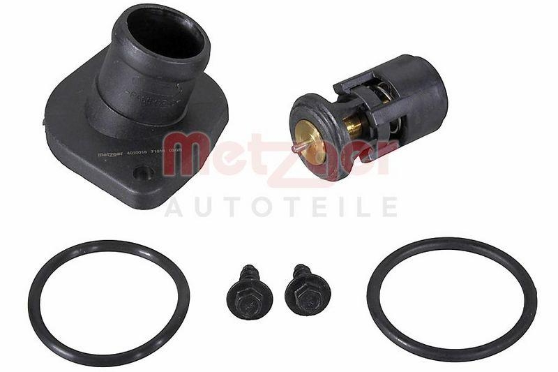 METZGER 4006155 Thermostat K&uuml;hlmittel, Mit Geh&auml;use f&uuml;r SEAT/SKODA/VW/&Ouml;FFNUNGSTEMP. [&deg;C]87