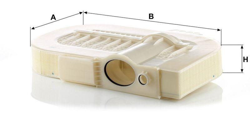 MANN-FILTER C 62 001 Luftfilter f&uuml;r MAN
