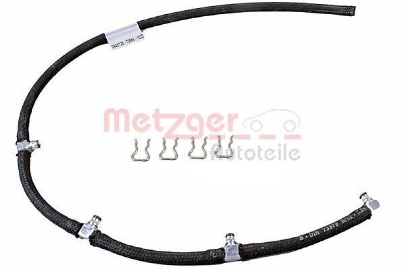 METZGER 0840128 Schlauch, Leckkraftstoff f&uuml;r MB