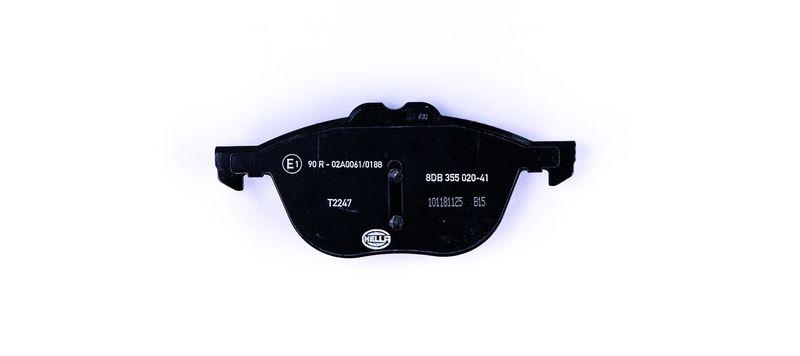 HELLA 8DB 355 020-411 Bremsbelagsatz, Scheibenbremsbelag f&uuml;r FORD/FORD AUSTRALIA