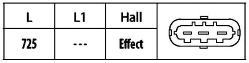HELLA 6PU 009 121-861 Sensor, Nockenwellenposition für ALFA