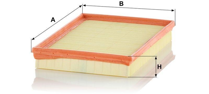 MANN-FILTER C 2880 Luftfilter f&uuml;r VW