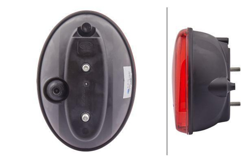 HELLA 2NE 343 130-031 Nebelschlussleuchte Agroluna Halogen