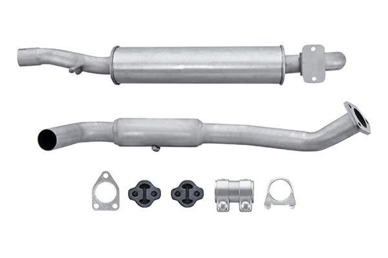 HELLA 8LB 366 023-021 Vorschalldämpfer VOLVO