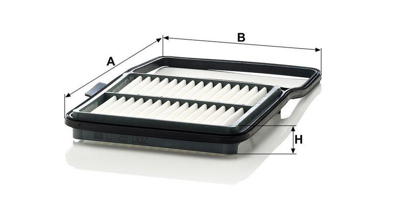 MANN-FILTER C 29 002 Luftfilter f&uuml;r Toyota