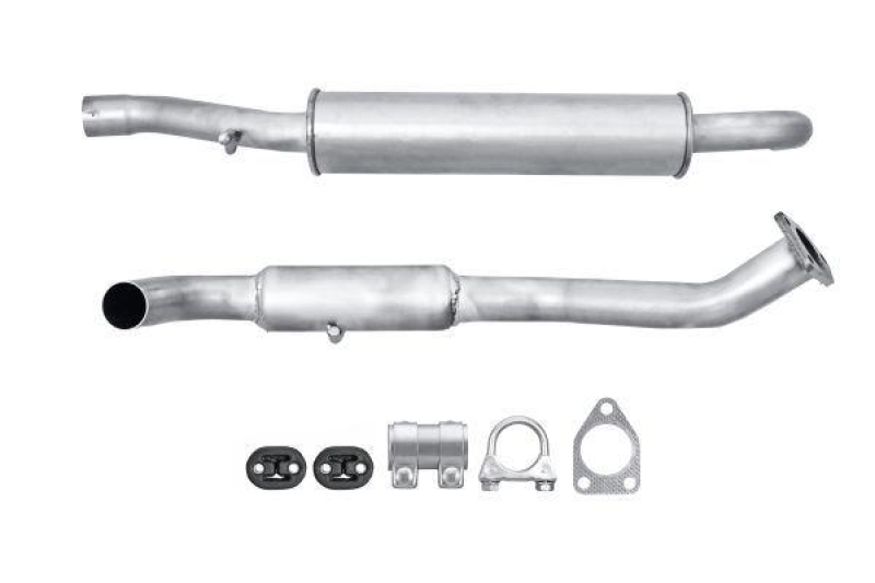 HELLA 8LB 366 023-031 Vorschalldämpfer VOLVO