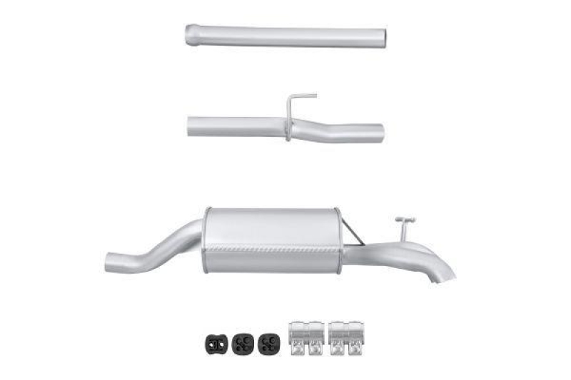 HELLA 8LD 366 033-371 Endschalldämpfer MB