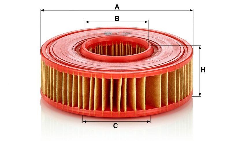 MANN-FILTER C 1417 Luftfilter f&uuml;r Land Rover