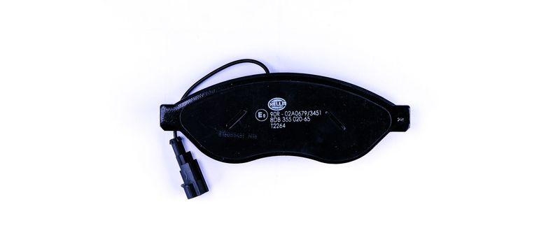 HELLA 8DB 355 020-651 Bremsbelagsatz, Scheibenbremsbelag für FIAT/P.S.A