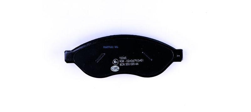 HELLA 8DB 355 020-661 Bremsbelagsatz, Scheibenbremsbelag f&uuml;r FIAT/P.S.A