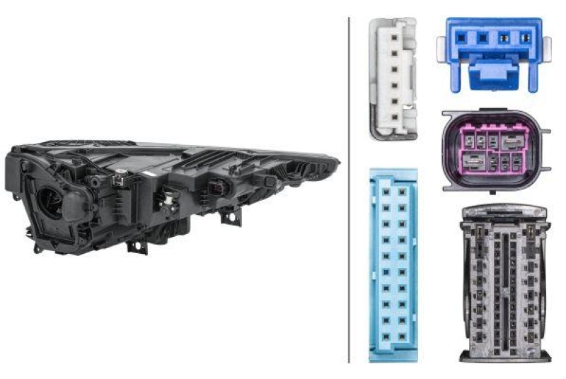 HELLA 1EX 354 871-071 Heckscheinwerfer links LED AUDI