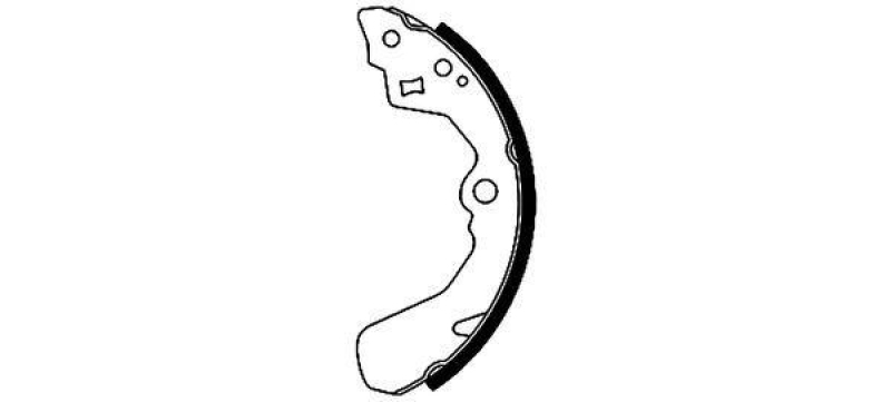 HELLA 8DB 355 001-141 Bremsbackensatz f&uuml;r SUZUKI/SUBARU/DAIHATSU/..