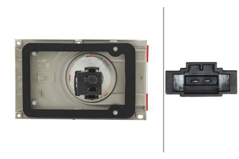 HELLA 2NE 964 958-011 Heckleuchte links Halogen VW