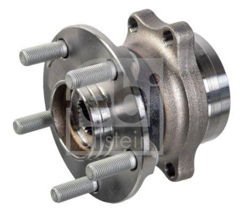 FEBI BILSTEIN 174806 Radlagersatz mit Radnabe, ABS-Impulsring und Achsmutter f&uuml;r SUBARU