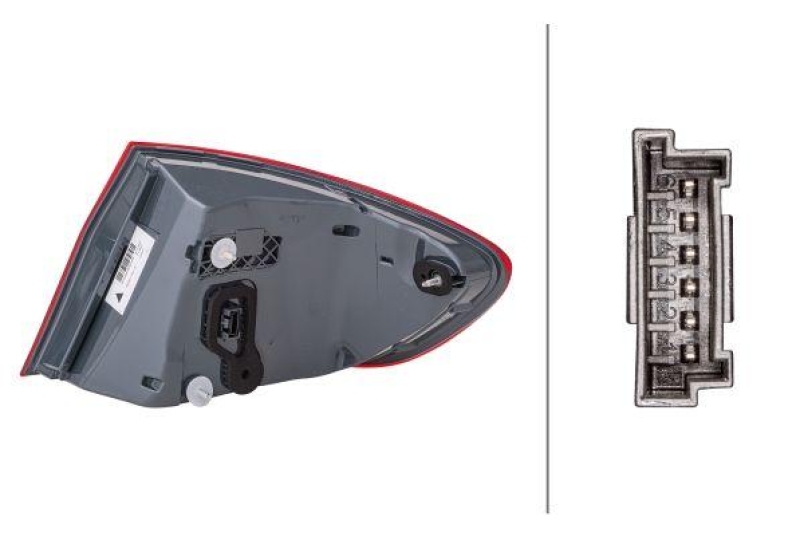 HELLA 2SD 011 144-311 Heckleuchte links LED BMW