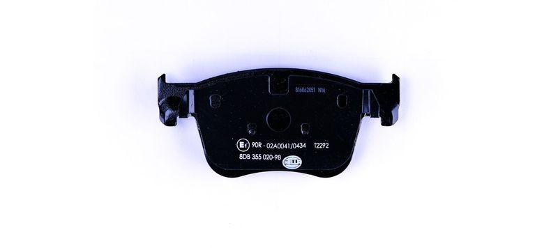 HELLA 8DB 355 020-981 Bremsbelagsatz, Scheibenbremsbelag f&uuml;r P.S.A