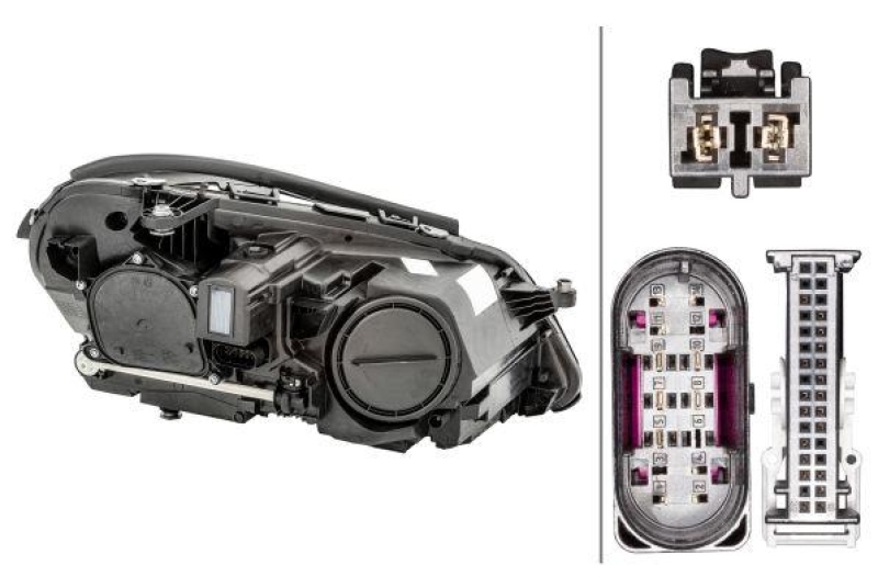 HELLA 1LX 011 066-631 Heckscheinwerfer links Hybrid MB