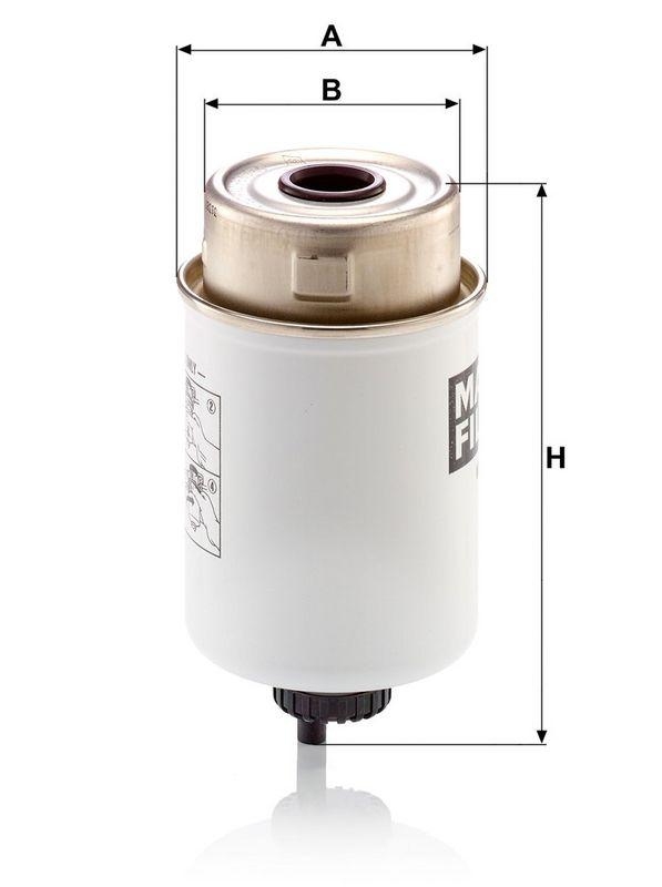 MANN-FILTER WK 8108 Kraftstoffilter f&uuml;r Liebherr