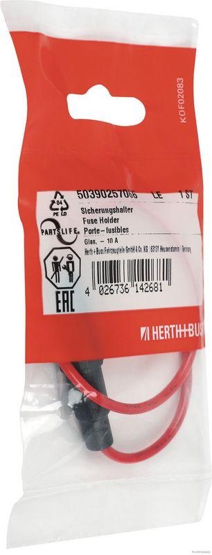 HERTH+BUSS 50390257066 Sicherungshalter Glas, - 10 A