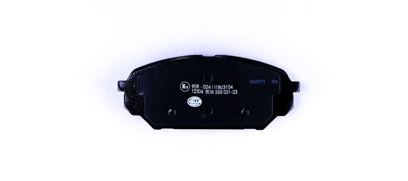 HELLA 8DB 355 021-231 Bremsbelagsatz, Scheibenbremsbelag für HYUNDAI ix55