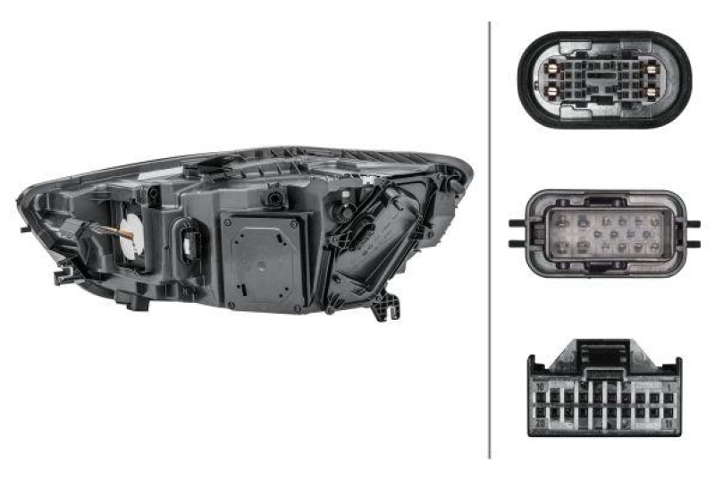 HELLA 1LX 011 151-441 Heckscheinwerfer rechts LED AUDI