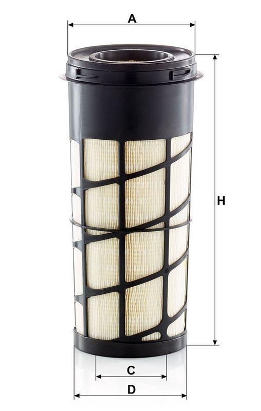 MANN-FILTER C 15 011 Luftfilter f&uuml;r John Deere