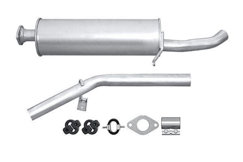 HELLA 8LD 366 033-611 Endschalldämpfer NISSAN