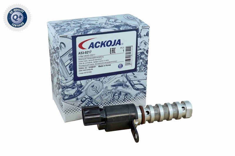 ACKOJA A53-0217 Steuerventil, Nockenwellenverstellung Einlassseite Einlass für KIA