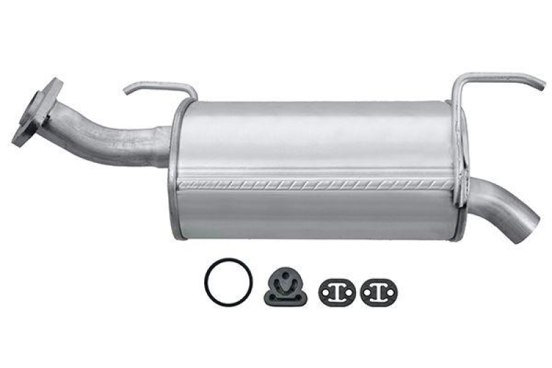 HELLA 8LD 366 033-661 Endschalldämpfer NISSAN