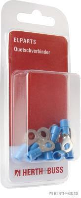 HERTH+BUSS 50252122066 Quetschverbinder 1,5-2,5 mm², Ø 5,3 mm, DIN 46237, 10 Stück