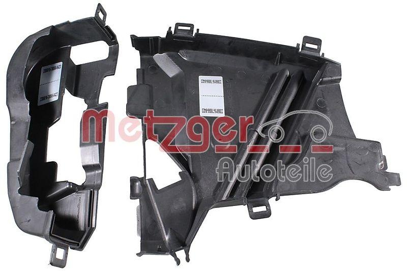 METZGER 2386016 Abdeckung, Zahnriemen f&uuml;r DACIA/RENAULT OBEN UND UNTEN