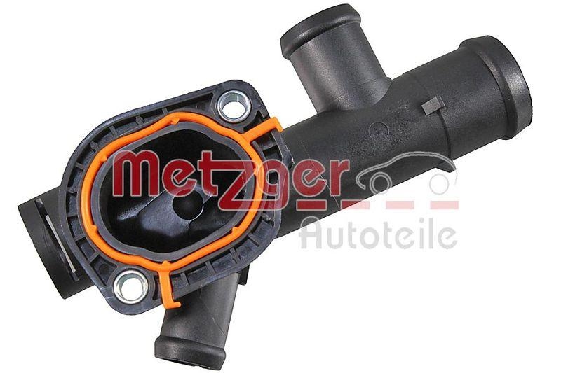 METZGER 4010415 Kühlmittelflansch für VW MIT DICHTUNG OHNE SENSOR