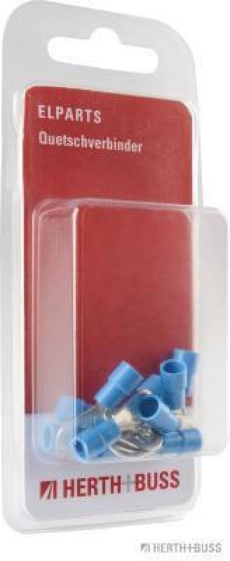 HERTH+BUSS 50252123066 Quetschverbinder 1,5-2,5 mm&sup2;, &Oslash; 6,5 mm, DIN 46237, 10 St&uuml;ck