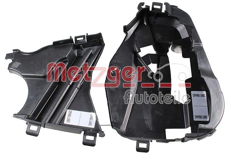 METZGER 2386017 Abdeckung, Zahnriemen f&uuml;r DACIA/RENAULT OBEN UND UNTEN