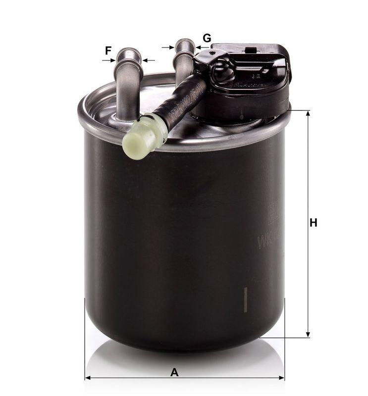 MANN-FILTER WK 820/17 Kraftstoffilter f&uuml;r Mercedes-Benz