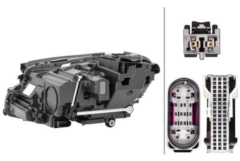 HELLA 1LX 012 076-541 Heckscheinwerfer rechts LED MB