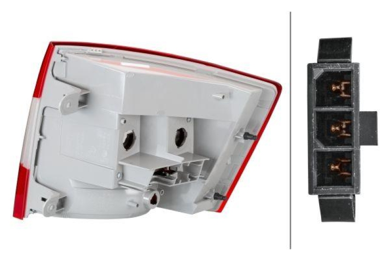 HELLA 9EL 354 848-011 Heckleuchte links Hybrid VW