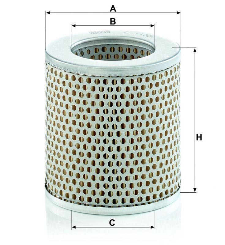 MANN-FILTER C 1132 Luftfilter f&uuml;r MAN